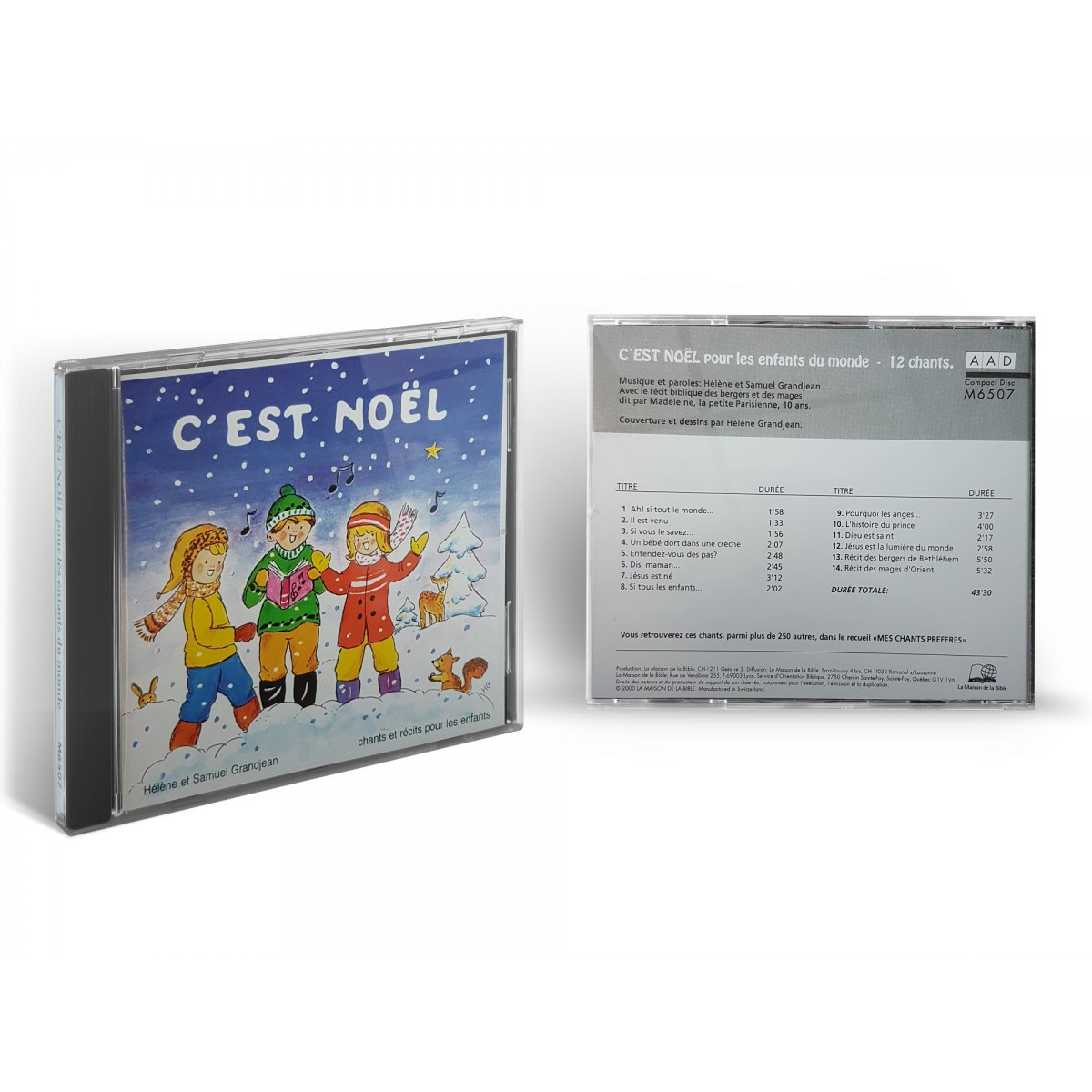 Chantons noël Livre-CD chansons de noël pour les enfants.