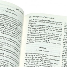 Bible en Anglais, moyen...