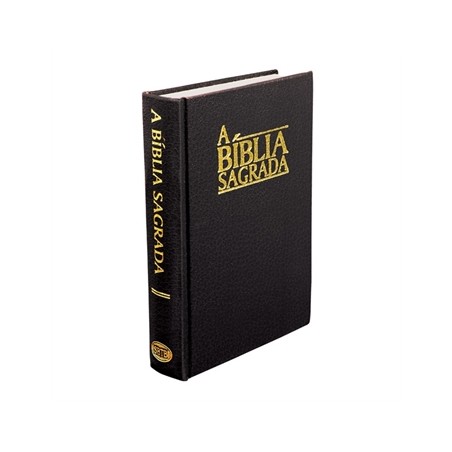 Bible en Portugais noire, petit modèle