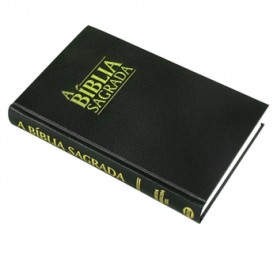 Bible en Portugais noire, grand modèle