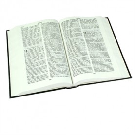 Bible en Portugais noire, grand modèle