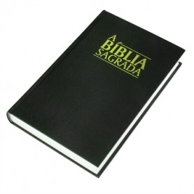 Bible en Portugais noire, grand modèle