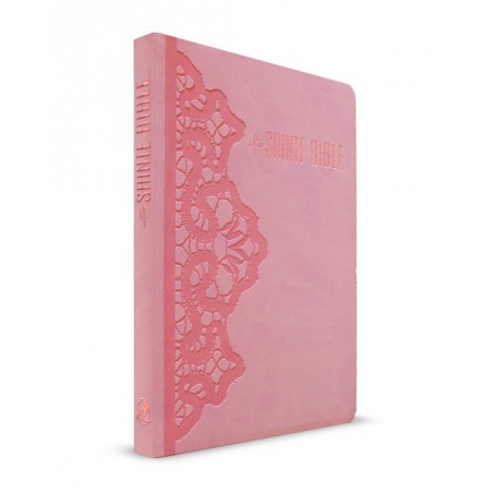 Bible Souple Rose dentelle