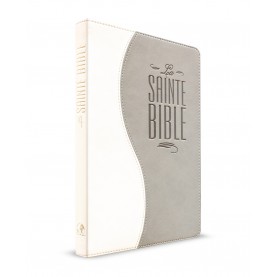 Bible Souple Duo Blanc Et Gris